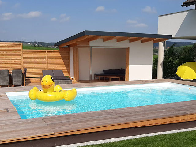 Zimmerei Huemer - Gartenhaus und Poolhaus