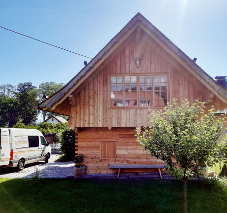 Zimmerei Huemer - Gartenhaus und Poolhaus